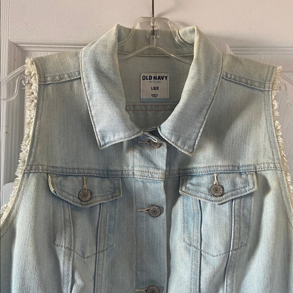 Old Navy Denim Vest Size L - Picture 3 of 6